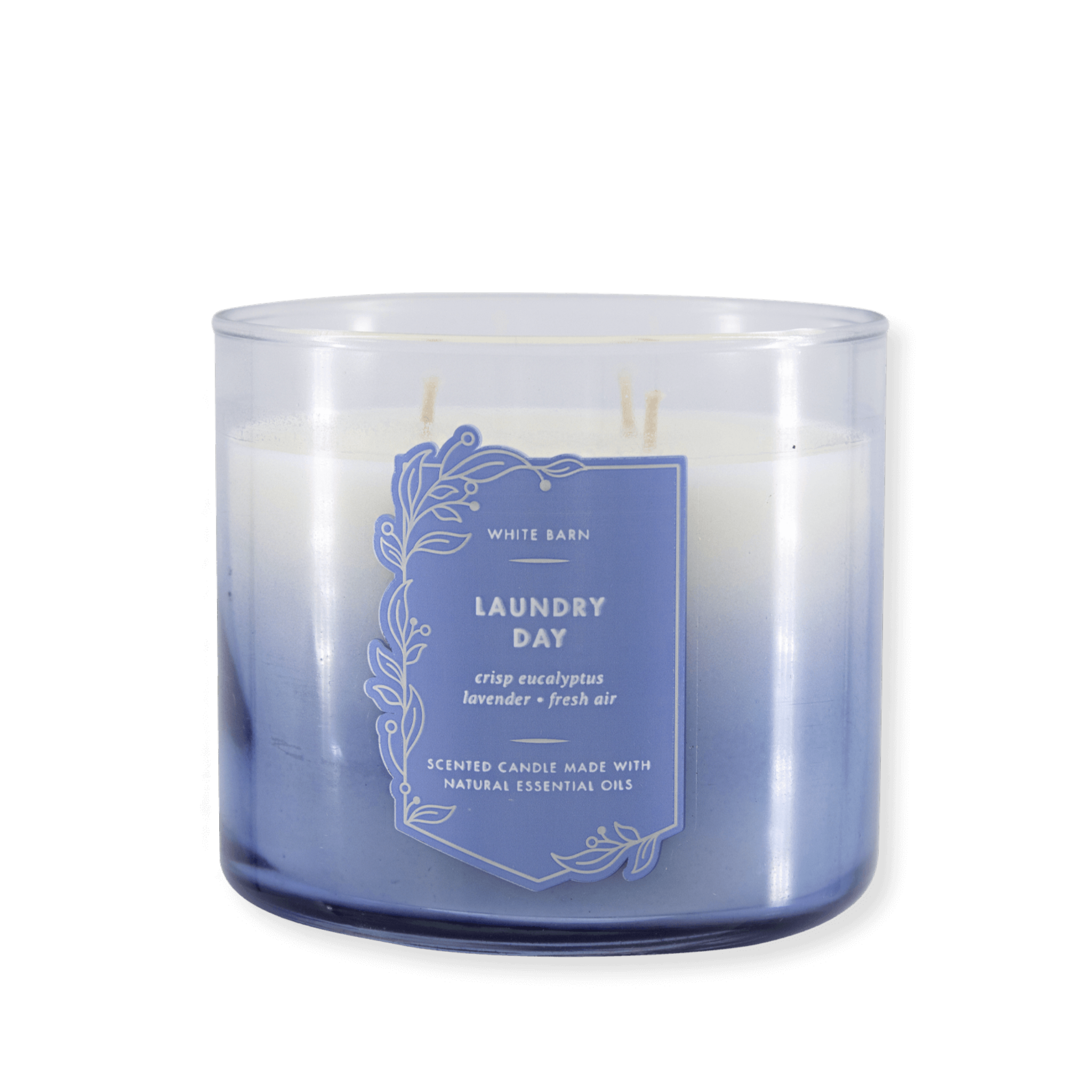 BATH AND BODY WORKS White Barn 3-wick candle - Laundry Day باث اند بادي شمعة معطرة