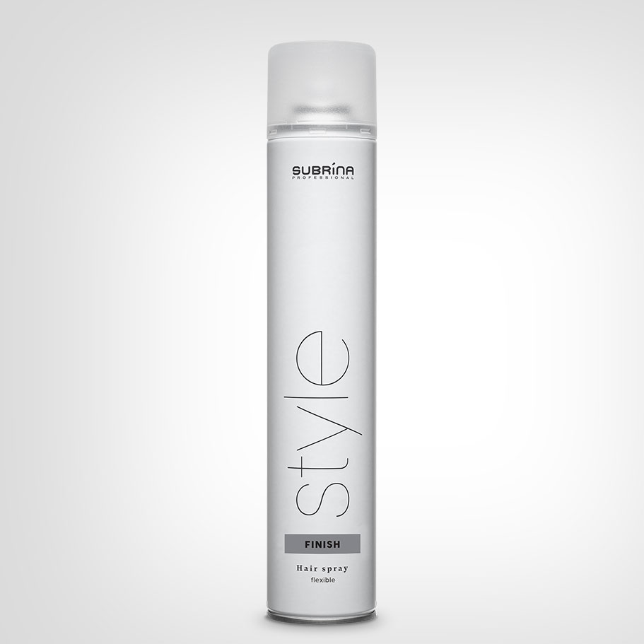 SUBRINA PROFESSIONAL  FINISH Hair spray-flexible 500ml سوبرينا مثبت شعر