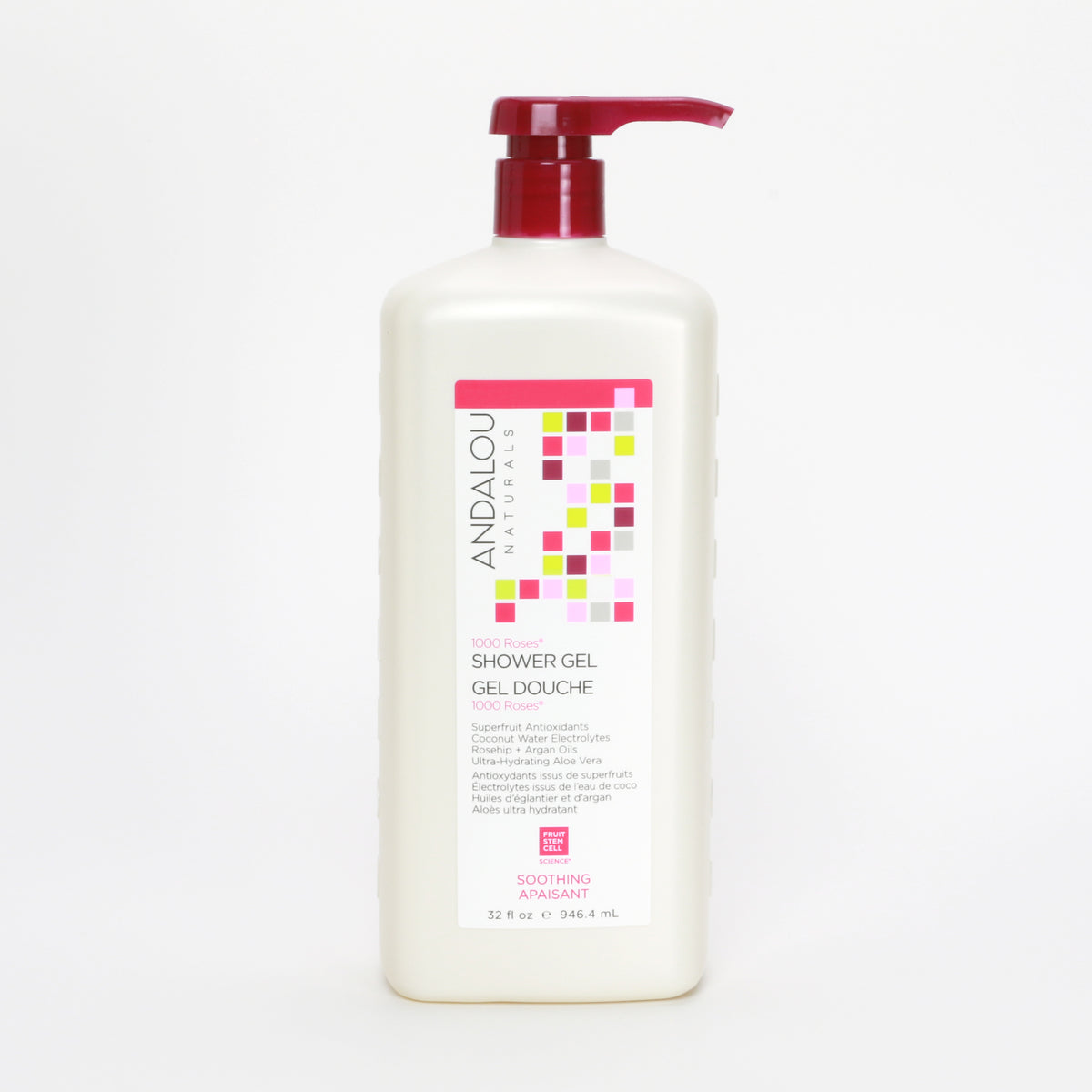 ANDALOU SENSITIVE 1000 ROSES SOOTHING SHOWER GEL BODY WASH أندلوا منظف للجسم