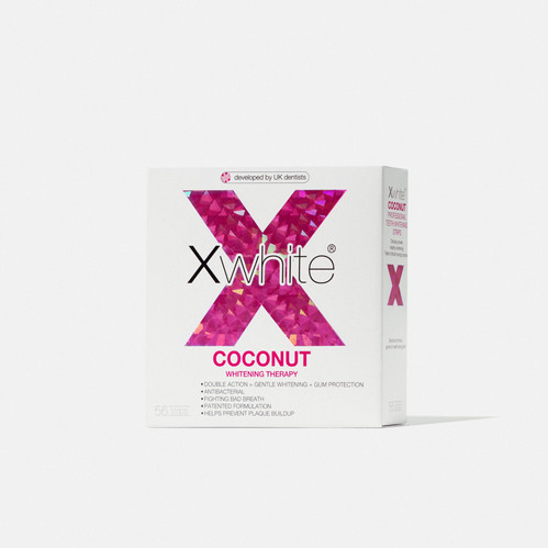 Xwhite® COCONUT WHITENING THERAPY Professional teeth whitening strips علاج تبييض جوز الهند شرائط تبييض الأسنان الاحترافية