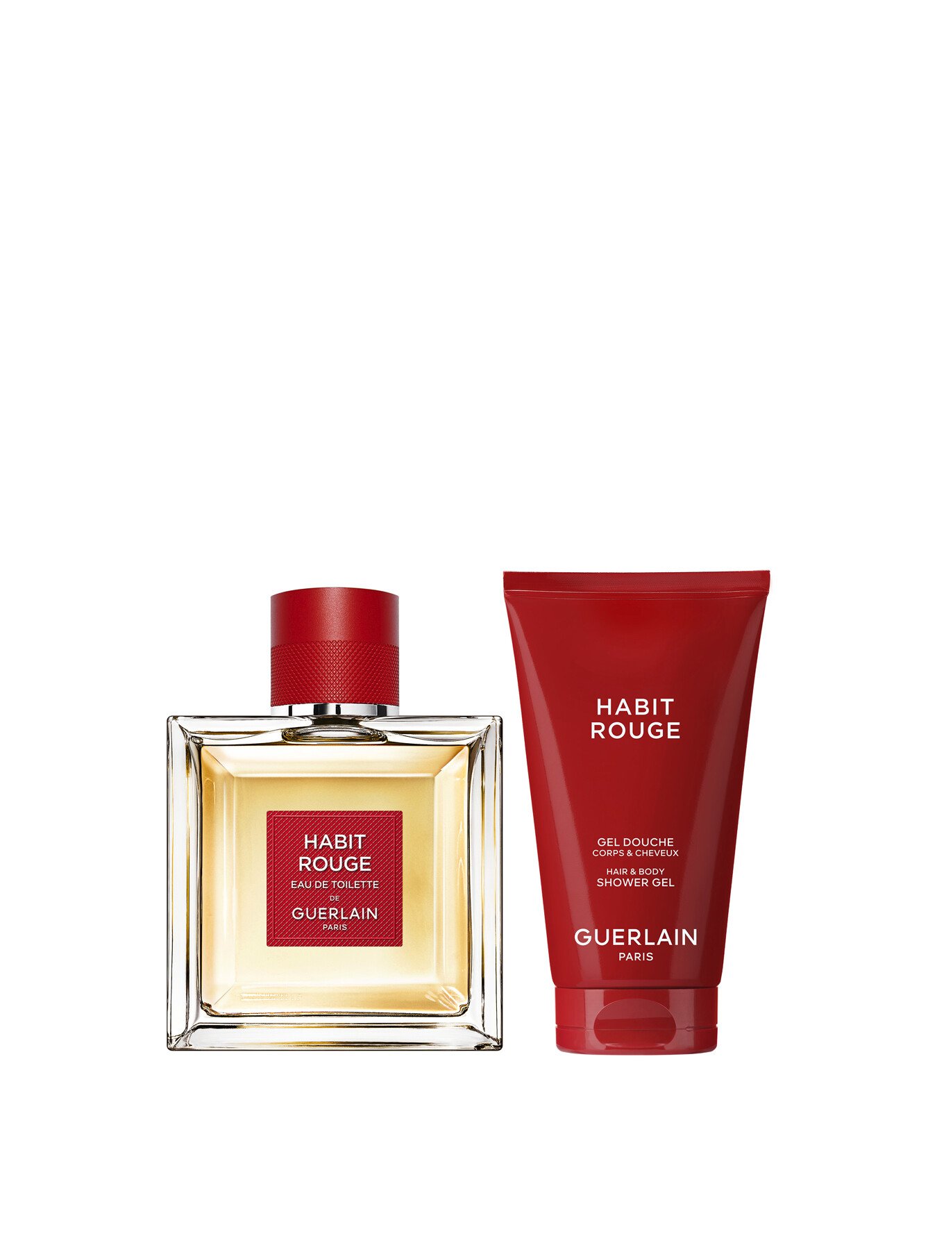 GUERLAIN HABIT ROUGE BOX - EAU DE TOILETTE FOR MEN 100ML جيرلان هابيت روج بوكس ​​للرجال