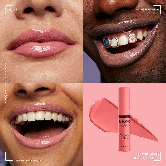 NYX BUTTER GLOSS NON-STICKY LIP GLOSS نيكس زبدة ملمع شفاه غير لزج