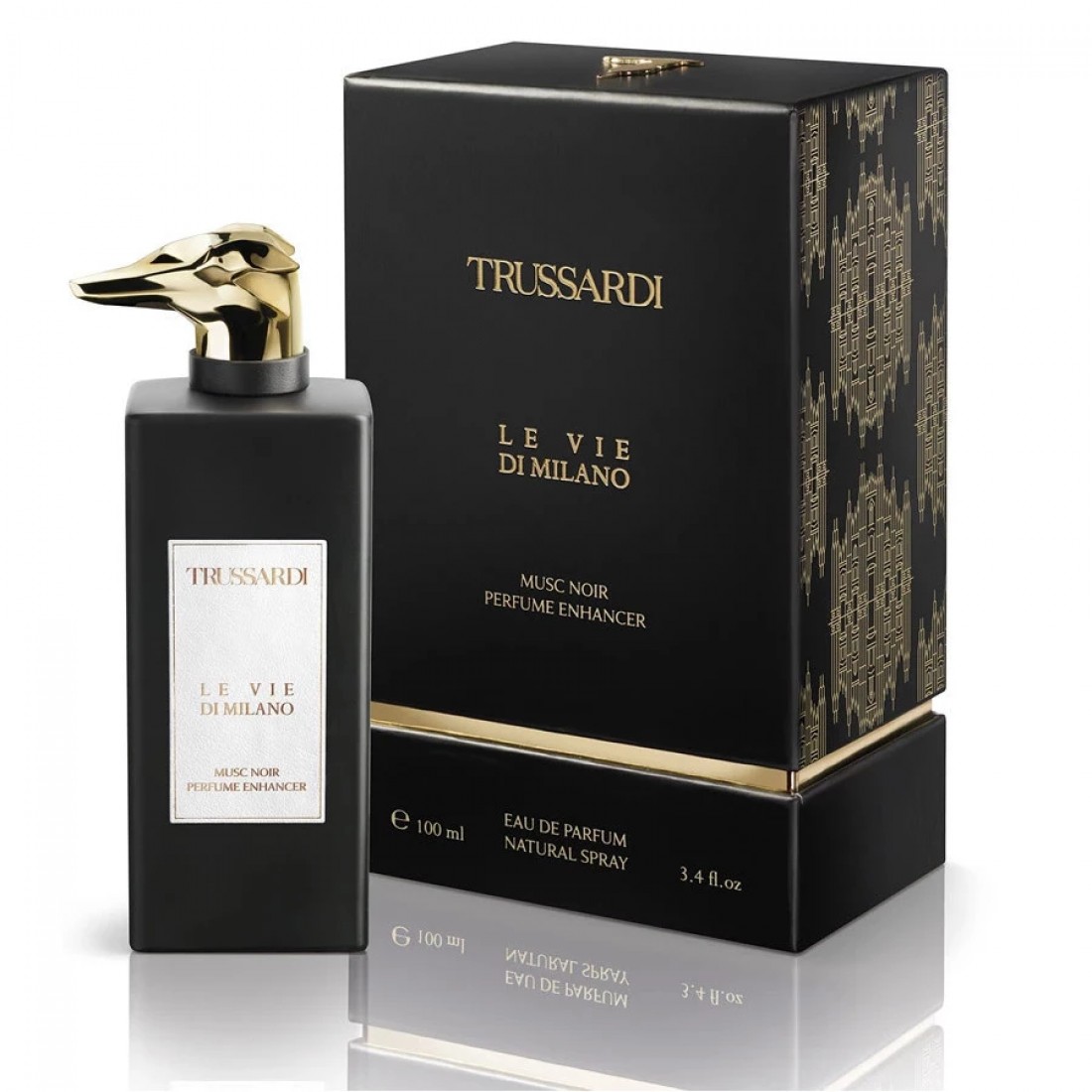 TRUSSARDI Musc Noir Perfume Enhancer for women and men Eau de Parfum 100ml عطر معزز تروساردي للنساء والرجال