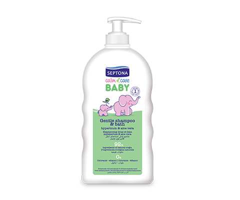 SEPTONA Baby shampoo & bath with hypericum and aloe 500ml شامبو و جل أستحمام للأطفال