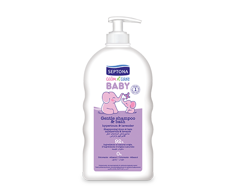 SEPTONA Baby shampoo & bath with hypericum and lavender 500ml شامبو وجل استحمام للأطفال