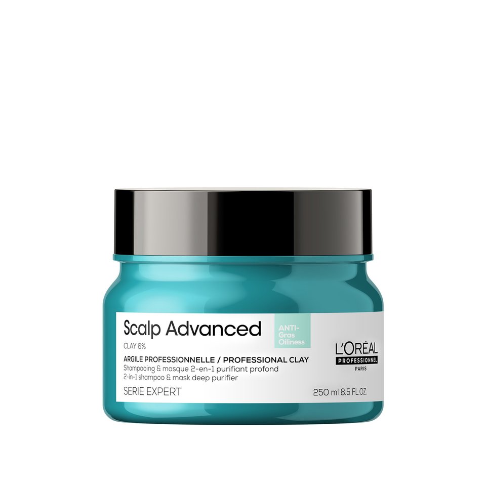 LOREAL PARIS Scalp Advanced] Anti-Oiliness 2-In-1 Deep Purifier Clay  لوريال طين منقي عميق مضاد للزيوت 2 في 1