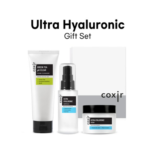 COXIR Ultra Hyaluronic Gift Set  كوكسر مجموعة الهيالورونيك اسد  المعالجة للبشرة