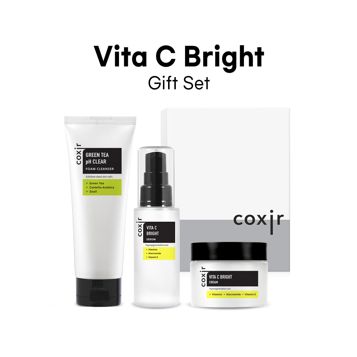 COXIR Vita C Bright Gift Set كوكسر مجموعة الفايتمن سي  المعالجة للبشرة