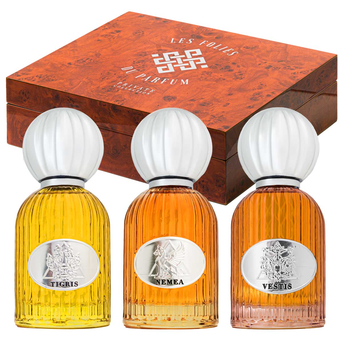 LES FOLIES DU PARFUM  Semiramide Private Collection 3 x 100ml مجموعة عطور فاخرة للجنسين