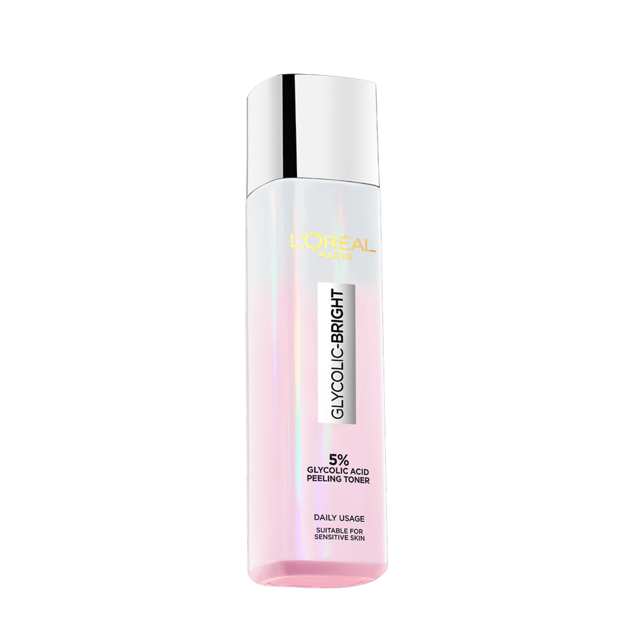 LOREAL PARIS Glycolic Bright 5% GLYCOLIC ACID PEELING TONER   لوريال الجليكوليك مشرق تونر مقشر بحمض الجليكوليك بنسبة 5%