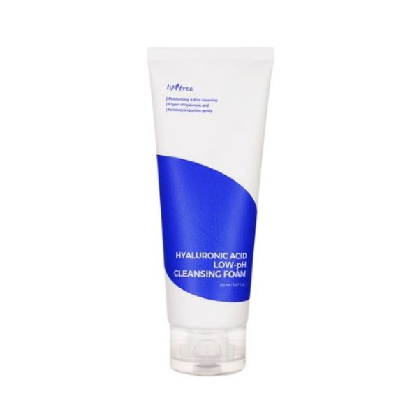 Isntree Hyaluronic Acid Low-pH Cleansing Foam 150ml رغوة التنظيف بحمض الهيالورونيك من إيسنتري ذات درجة حموضة منخفضة
