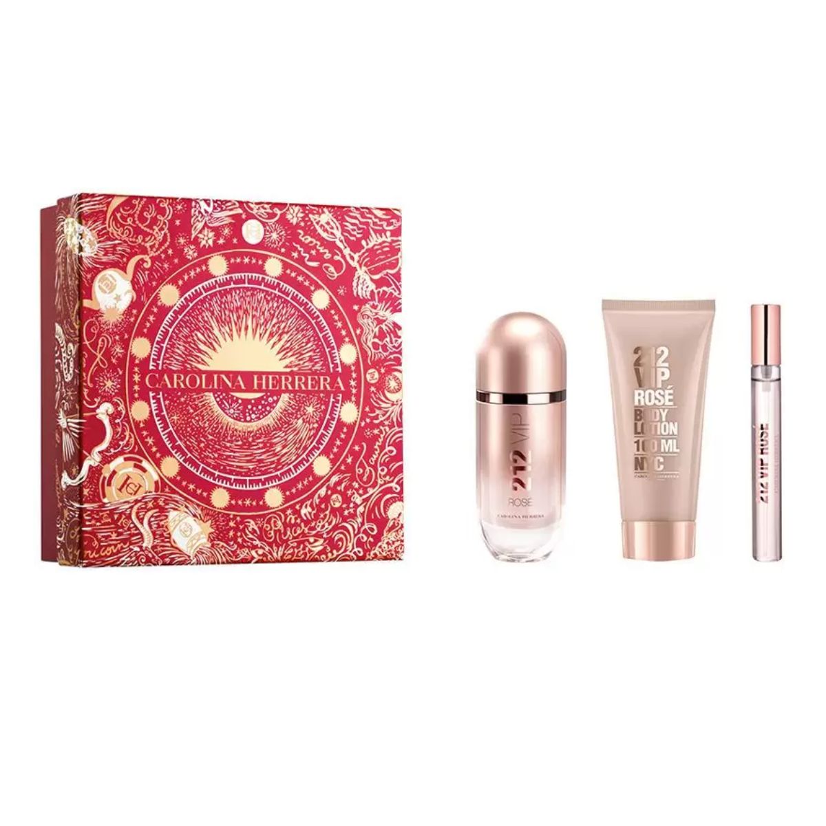 CAROLINA HERRERA  212 Vip Rosé Gift Set كالورينا هيريرا مجموعة الهدايا للنساء