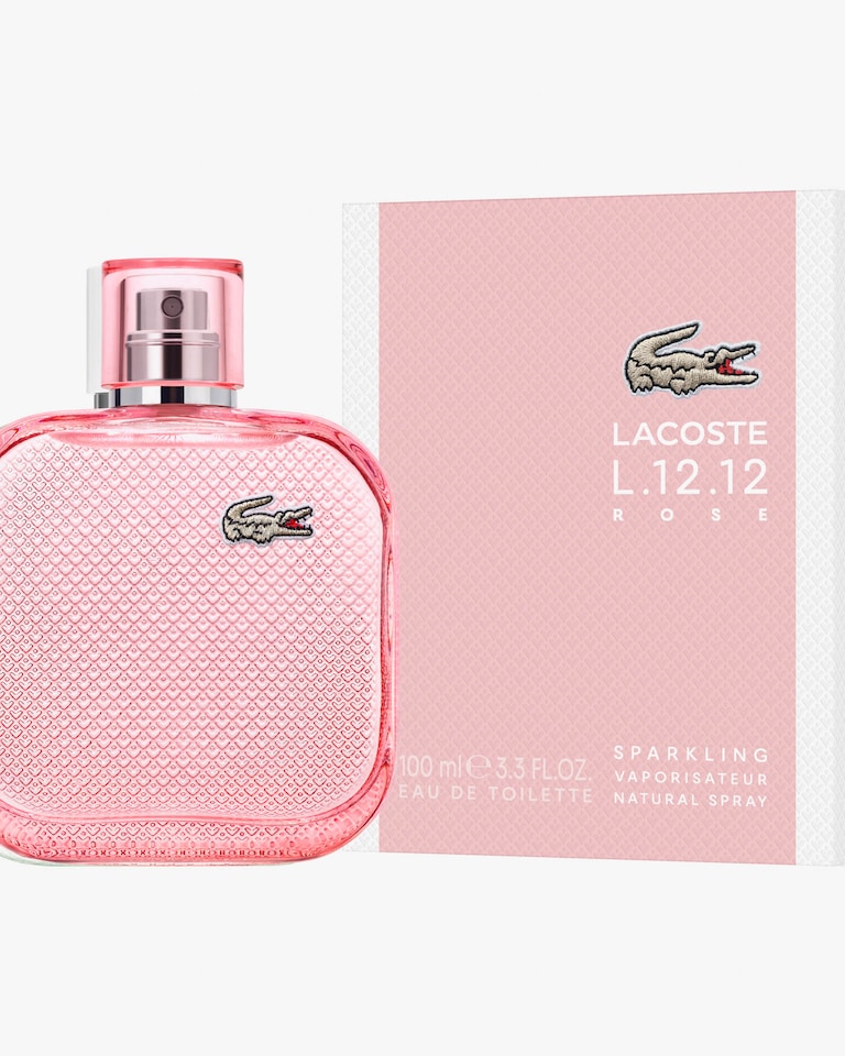 LACOSTE L.12.12 ROSE SPARKLING Eau De Toilette 100ml لاكوست عطر للنساء