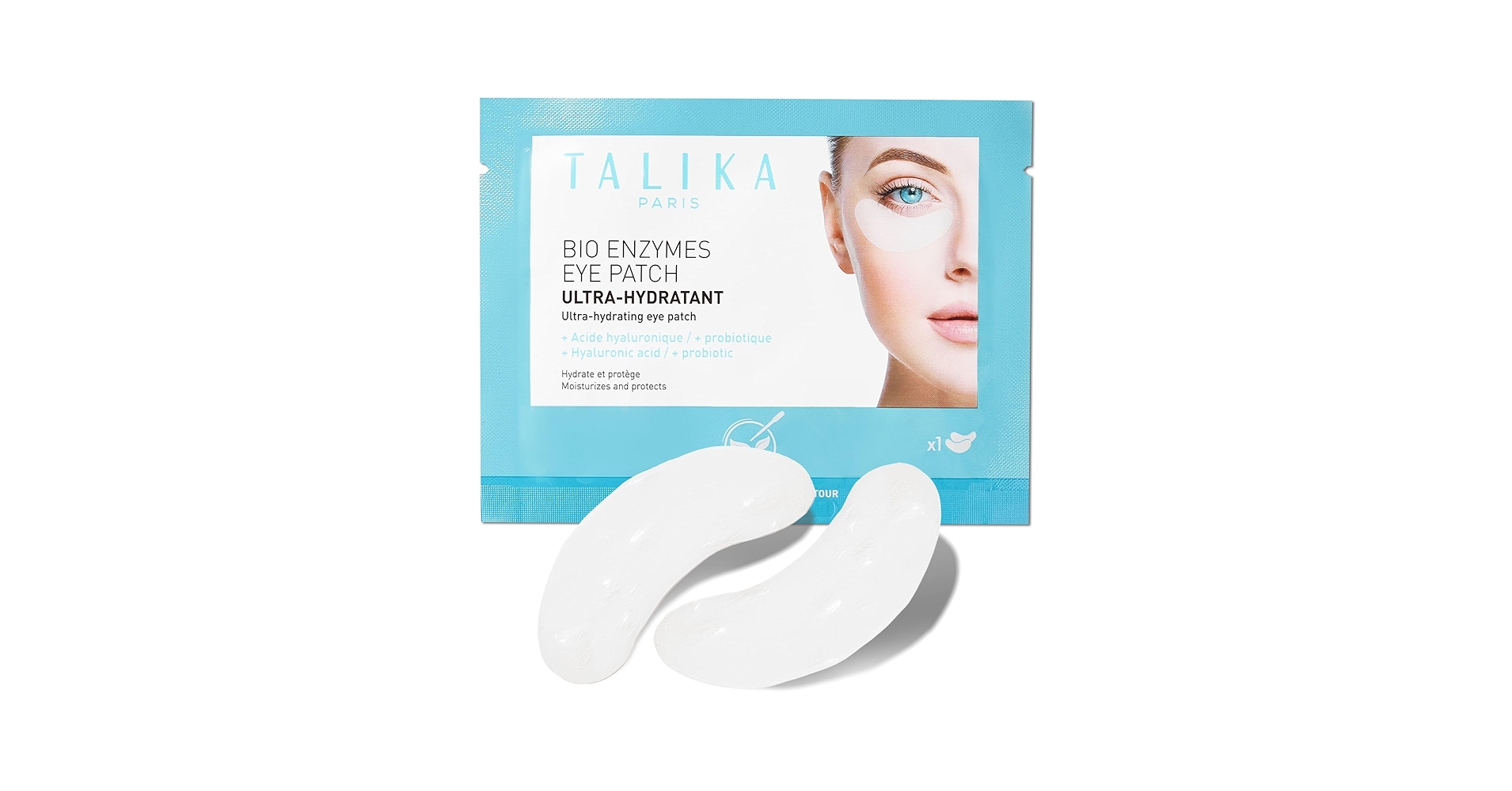 TALIKA Bio Enzymes Eye Patch Ultra Hydrating Eye Patch رقعة العين بالإنزيمات الحيوية رقعة عين مرطبة للغاية