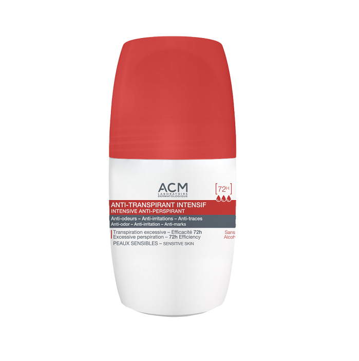 ACM DEODORANTE ANTITRANSPIRANTE Intensive Roll On 72h - 50ML اي سي ام رول مضاد للتعرق