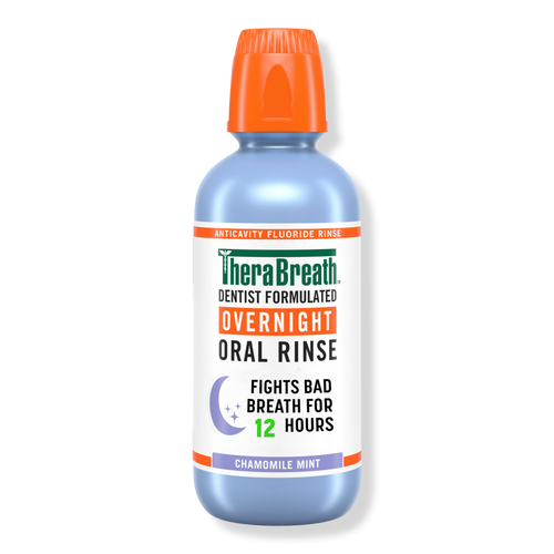 TheraBreath Healthy Gums Oral Rinse, OVERNIGHT  Chamomile Mint Chamomile Mint  473ml غرغرة صحي للثة، تنظيف دقيق