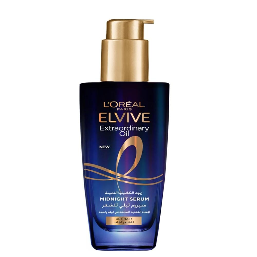 LOREAL PARIS elvive extraordinary oil midnight serum ايلفيف سيروم ليلي للشعر