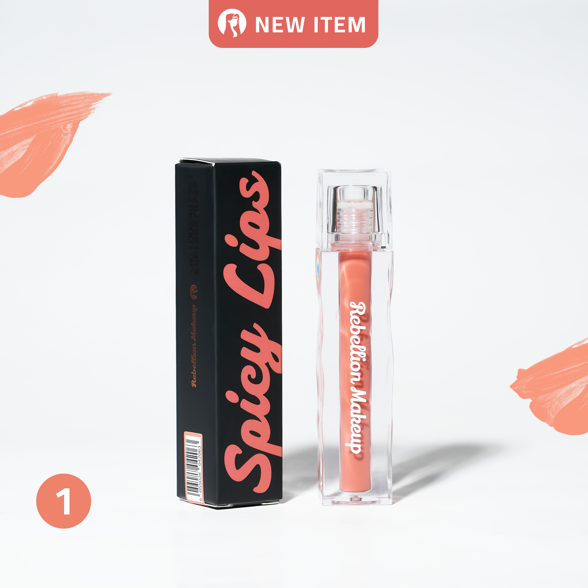 REBELLION MAKEUP SPICY LIPS LIP GLOSS ريبيليون ملمع شفاه