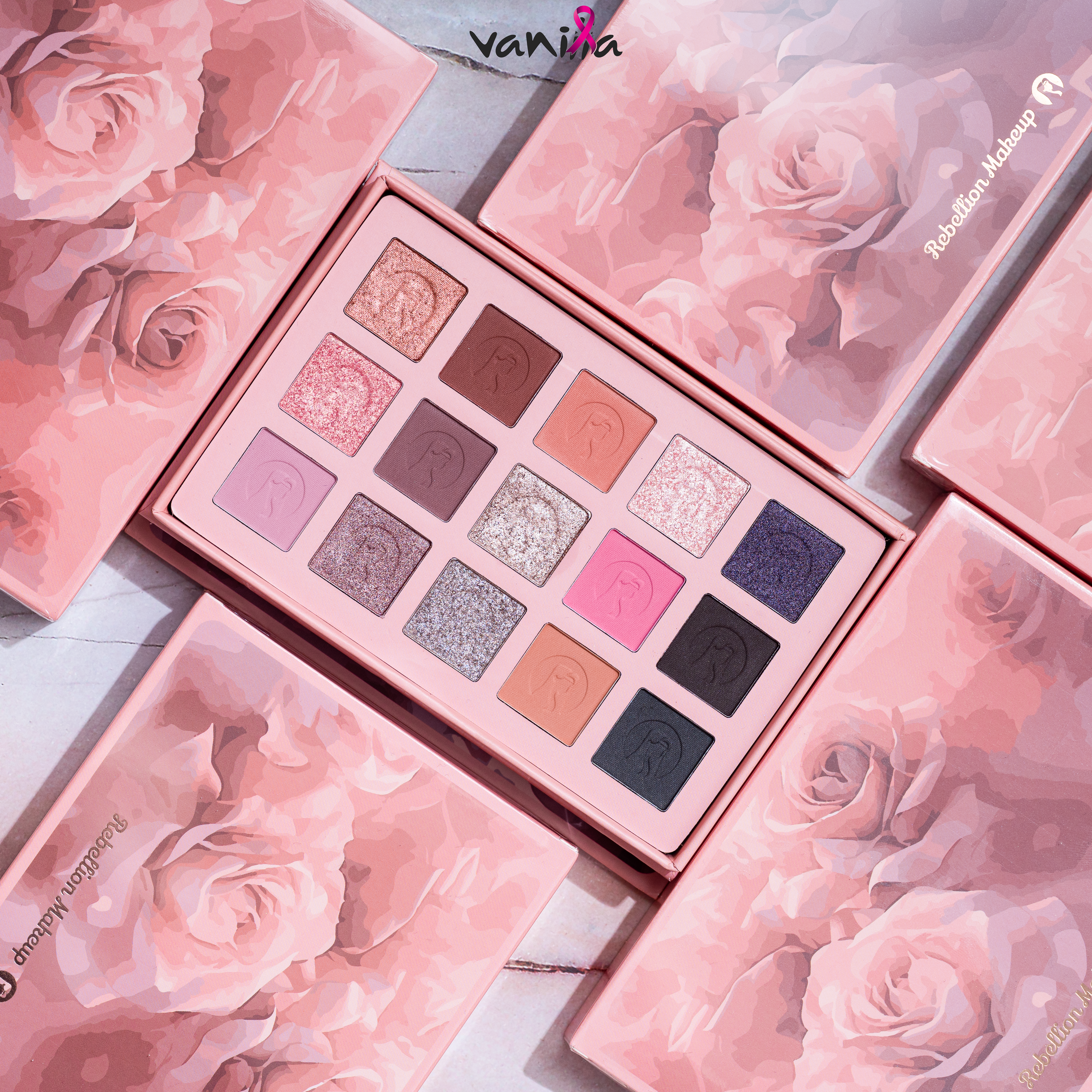 REBELLION MAKEUP EYESHADOW PALETTE ريبيليون باليت ظلال عيون