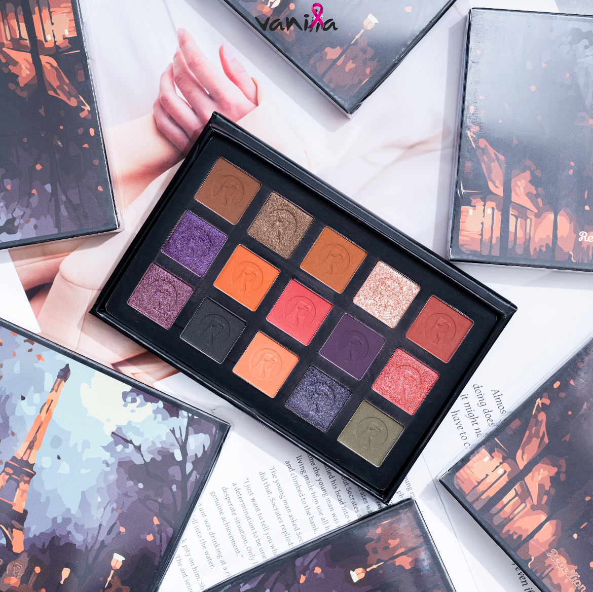 REBELLION MAKEUP EYESHADOW PALETTE ريبيليون باليت ظلال عيون