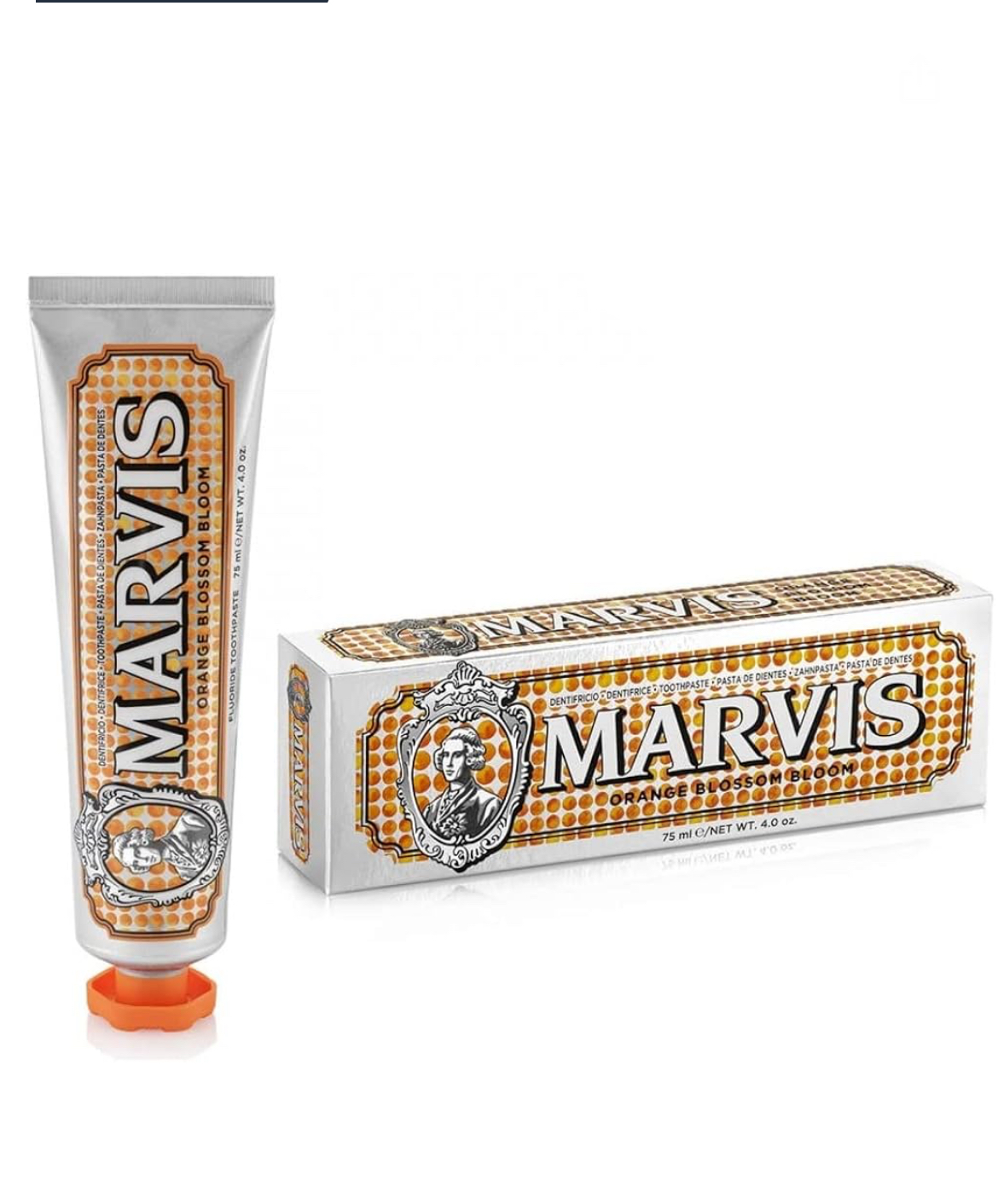 MARVIS Orange Blossom Bloom Toothpaste, 75ml معجون اسنان