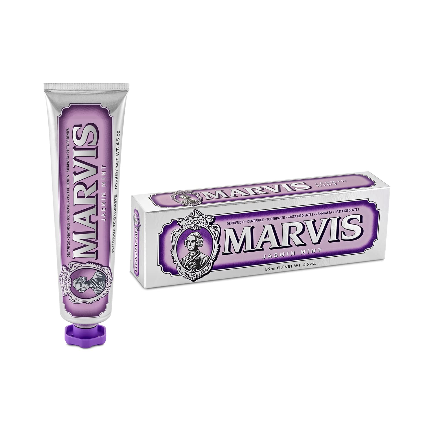 MARVIS Jasmin Mint Toothpaste With Xylitol - 85ml  معجون اسنان