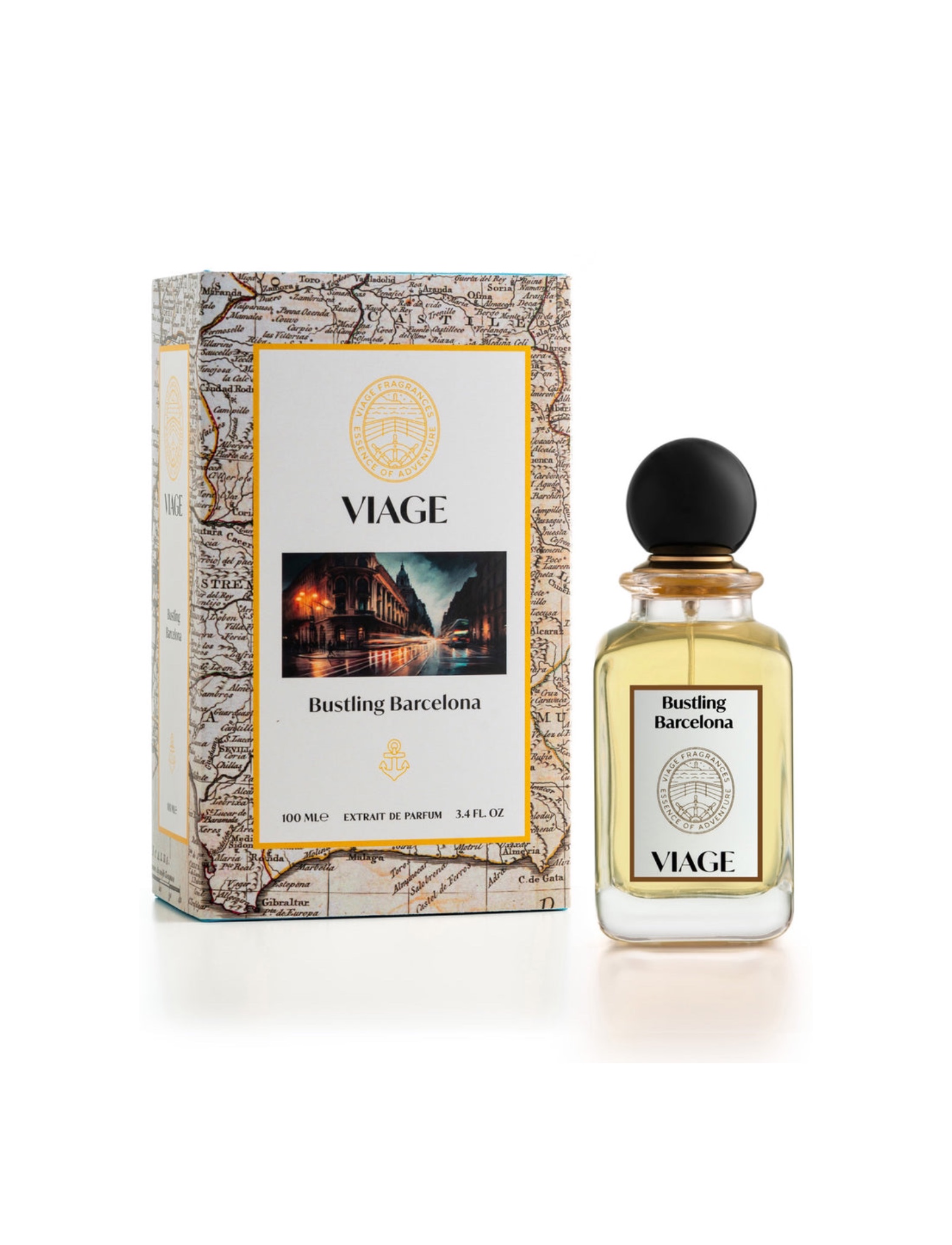 VIAGE Bustling Barcelona for women and men extrait de parfum 100ml عطر للنساء والرجال