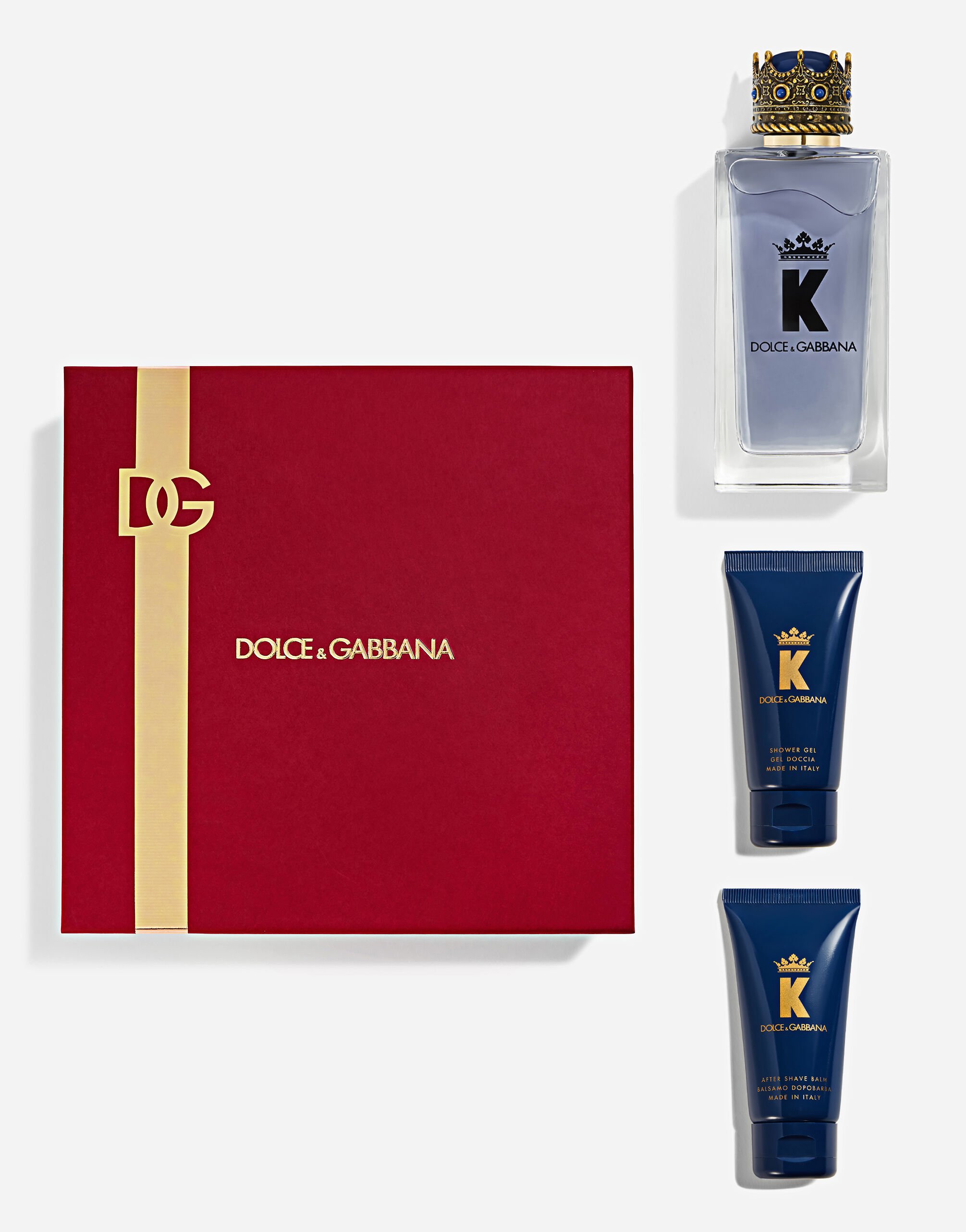 DOLCE & GABBANA K EDT 3-Pc Gift Set مجموعة الهداية للرجال