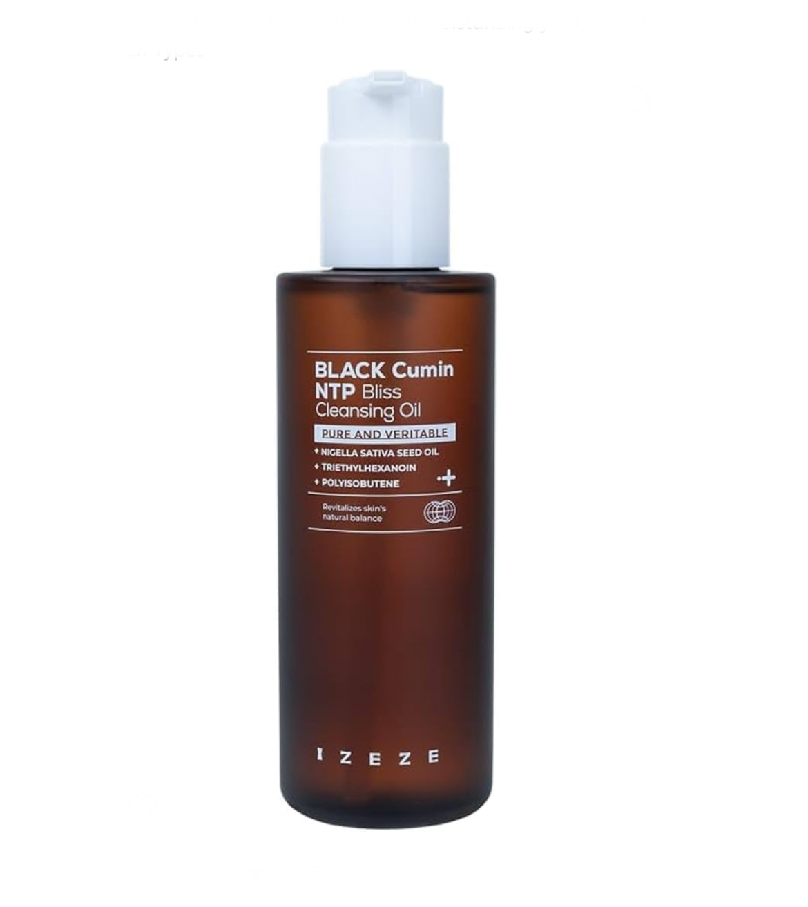 IZEZE Black Cumin NTP Bliss Cleansing Oil 200ml  زيت  منظف بالكمون الأسود