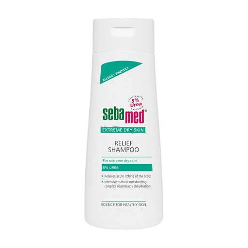 SEBAMED Extreme Dry Skin Relief Shampoo 5% Urea - 200 ml شامبو لتخفيف الجفاف الشديد للبشرة 5% يوريا