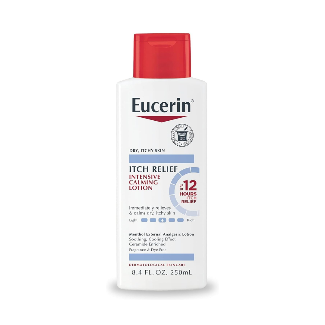 Eucerin, Itch Relief, Intensive Calming Lotion 250ml يوسيرين، تخفيف الحكة، لوشن مهدئ مكثف