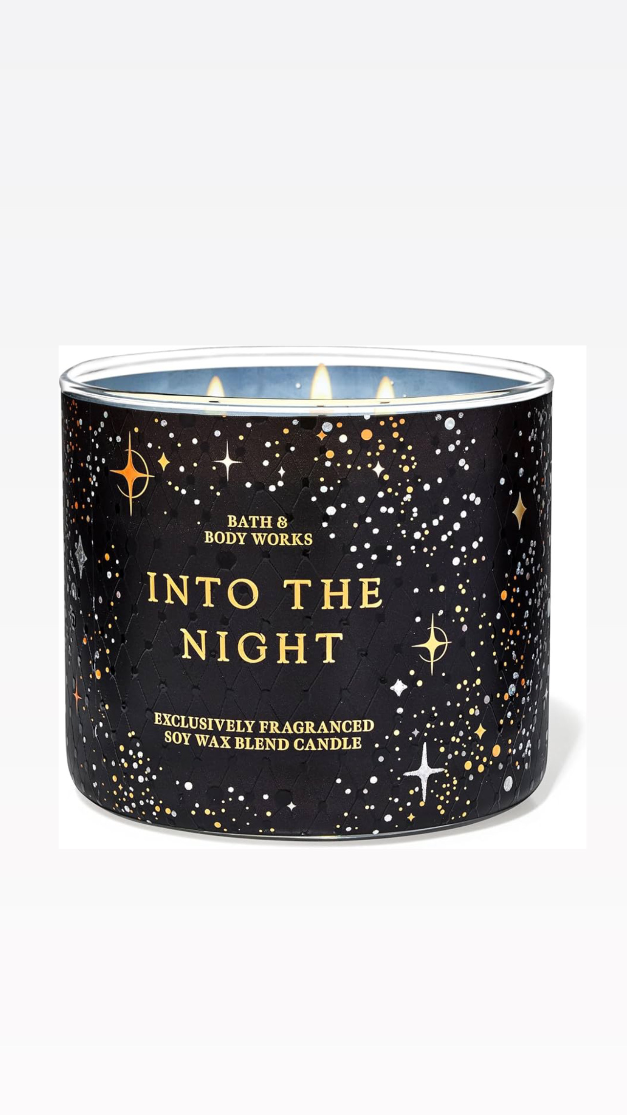 BATH AND BODY WORKS Into the Night 3-Wick Candle شموع معطرة