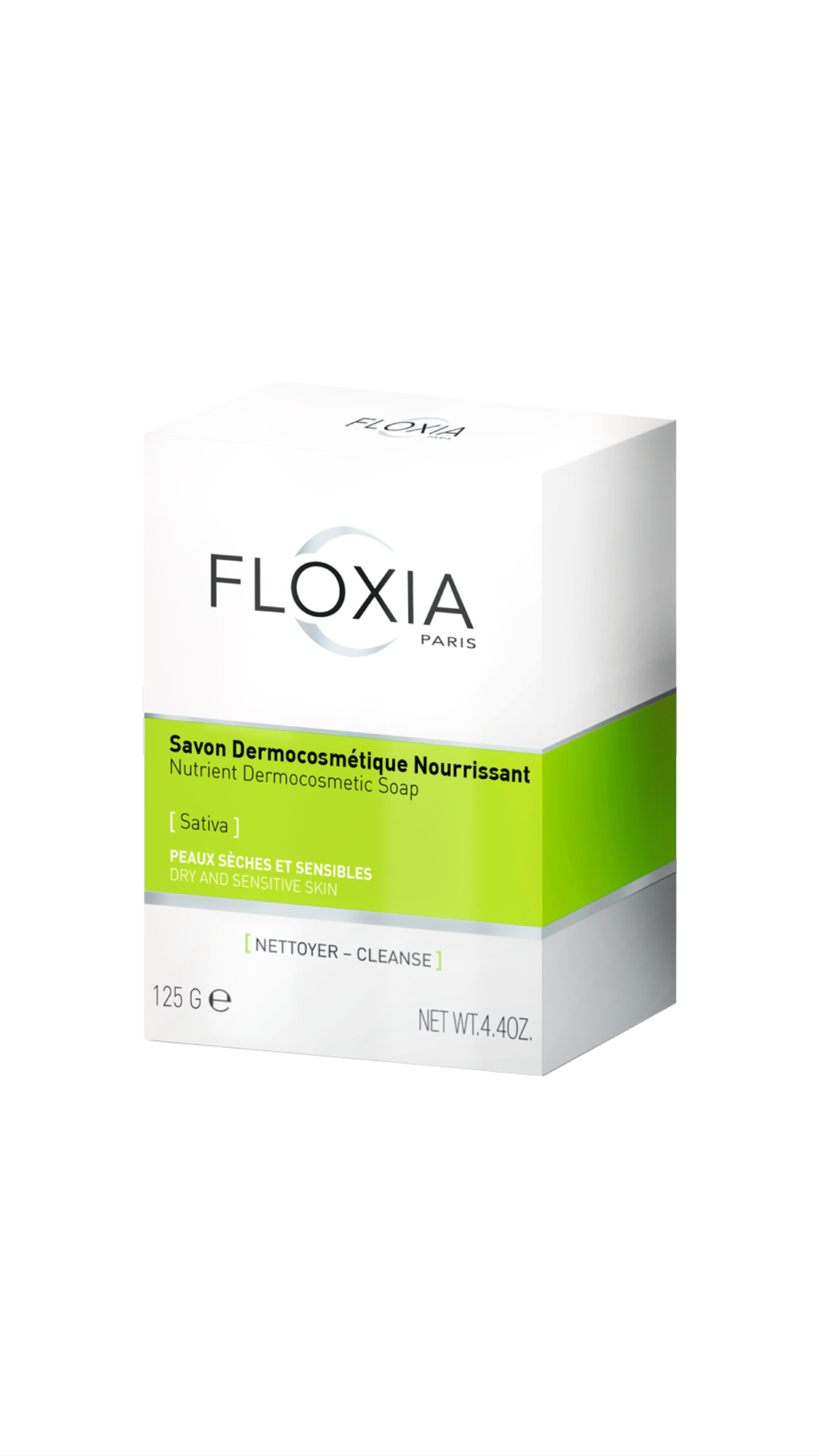FLOXIA Nutrient Dermocosmetic Soap – 125 g فلوكسيا صابونة مقشرة للبشرة الجافة والحساسة