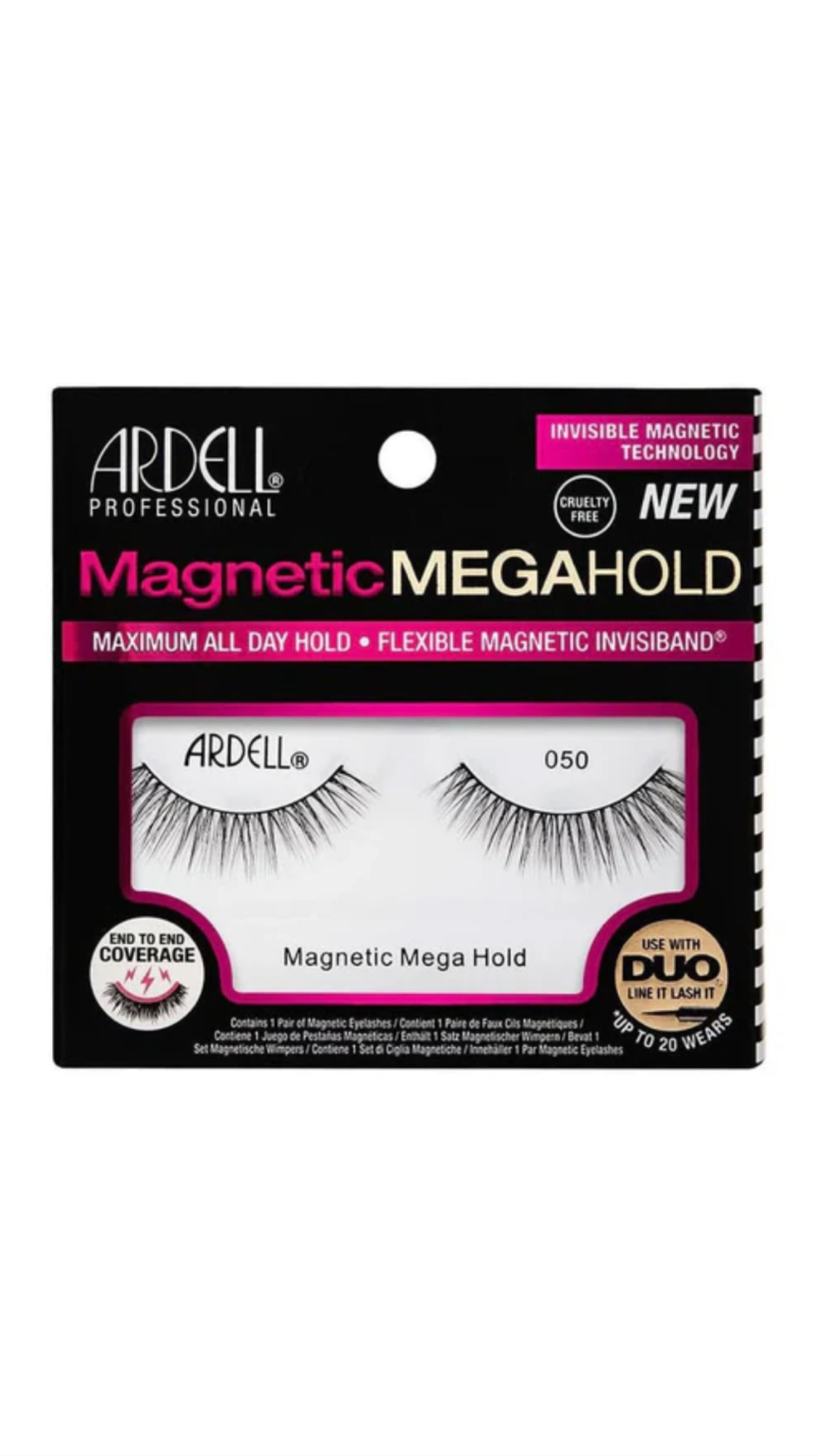 ARDELL LASHES MAGNETIC MEGA HOLD - 050 رموش اصطناعية للعيون