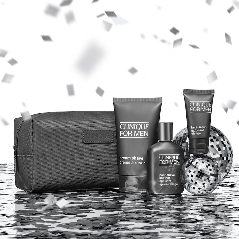 CLINIQUE Ready-to-shave routine care set سيت الحلاقة للرجال