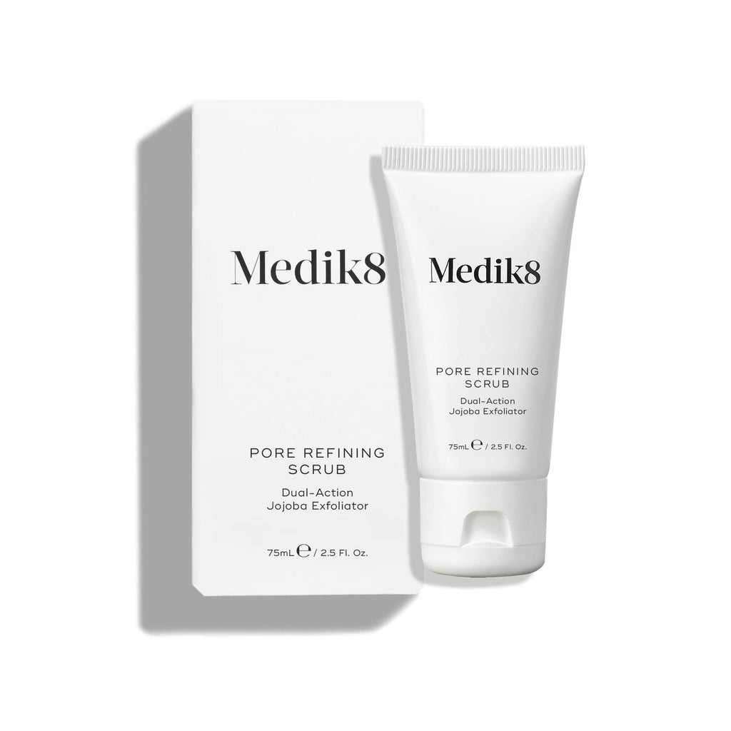 MEDIK8 PORE REFINING SCRUB Dual-Action Jojoba Exfoliator 75ml مقشر الجوجوبا ثنائي المفعول للمسام