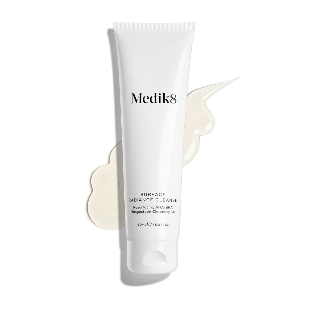 MEDIK8 SURFACE RADIANCE CLEANSE Resurfacing AHA/BHA Mangosteen Cleansing Gel 150ml جل تنظيف البشرة بحمض ألفا هيدروكسي