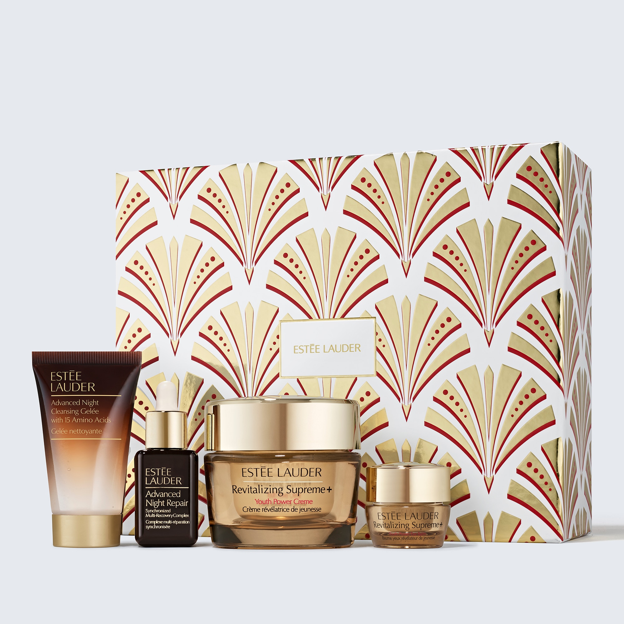 ESTÉE LAUDER Revitalizing Supreme+ Moisturizer Holiday Skincare Set مجموعة العناية بالبشرة
