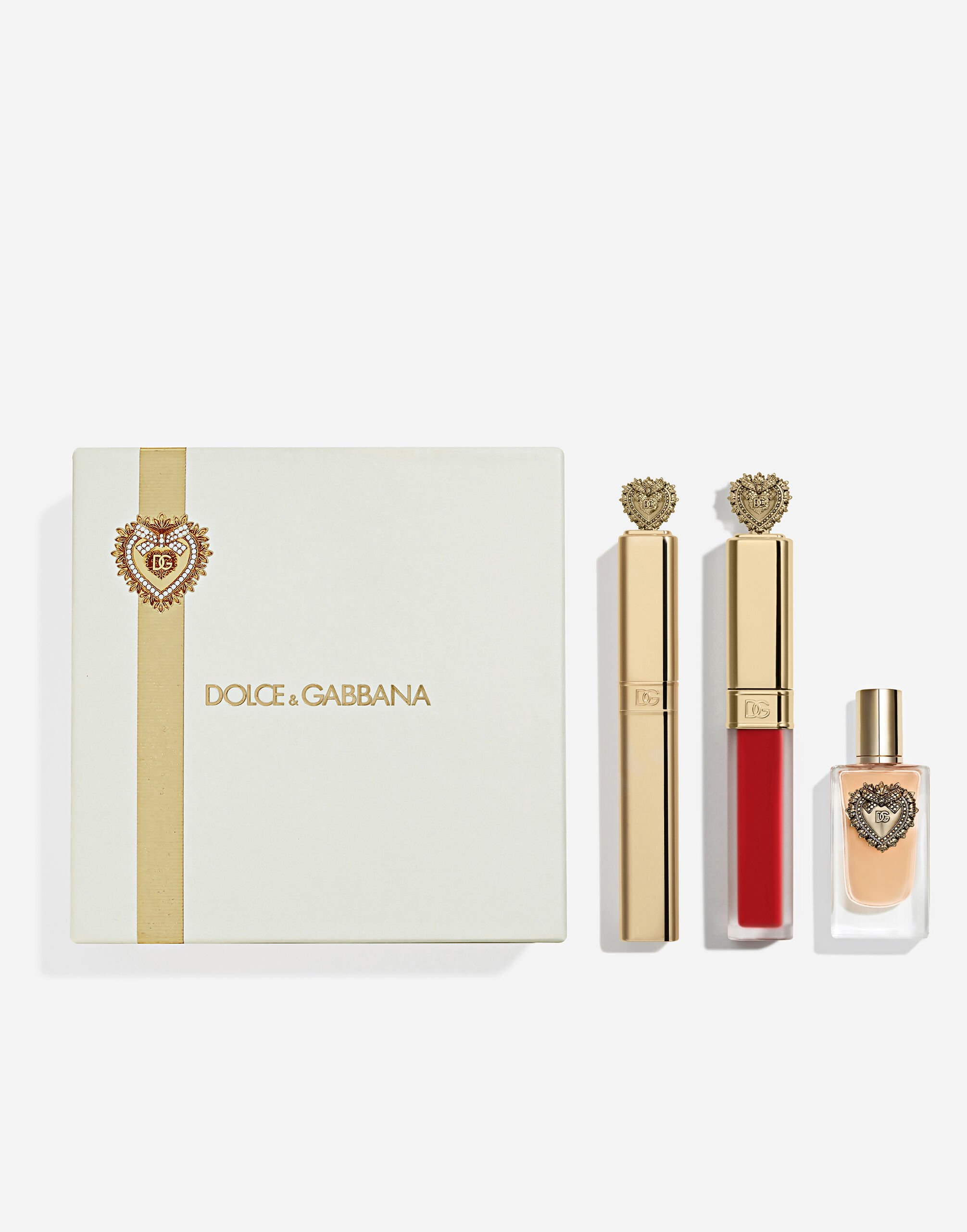 DOLCE & GABBANA  Devotion Trio Gift Set With Mini EDP دولچي أند كابانا مجموعة هدايا للنساء