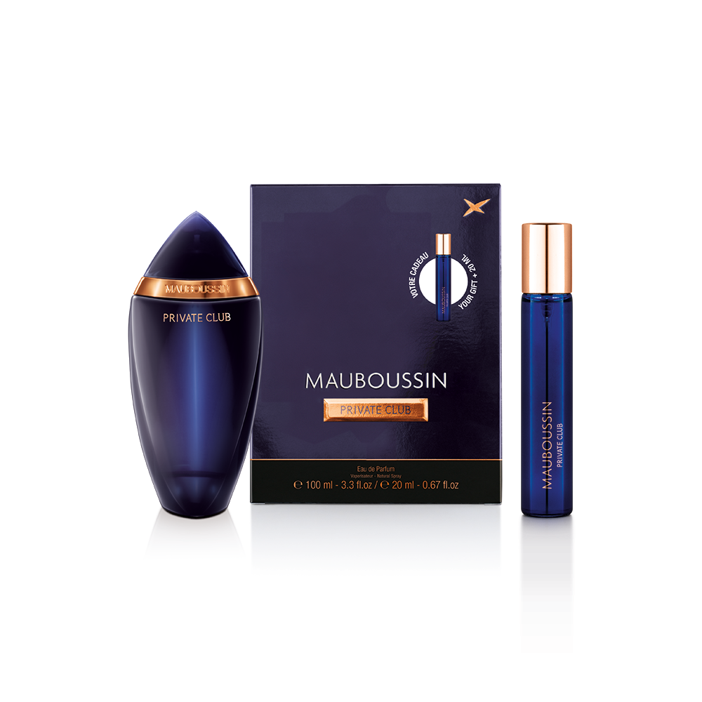 MAUBOUSSIN PRIVATE CLUB COFFRET TRAVEL EDITION Eau de Parfum (100ml+20ml) عطر موبوسين للرجال