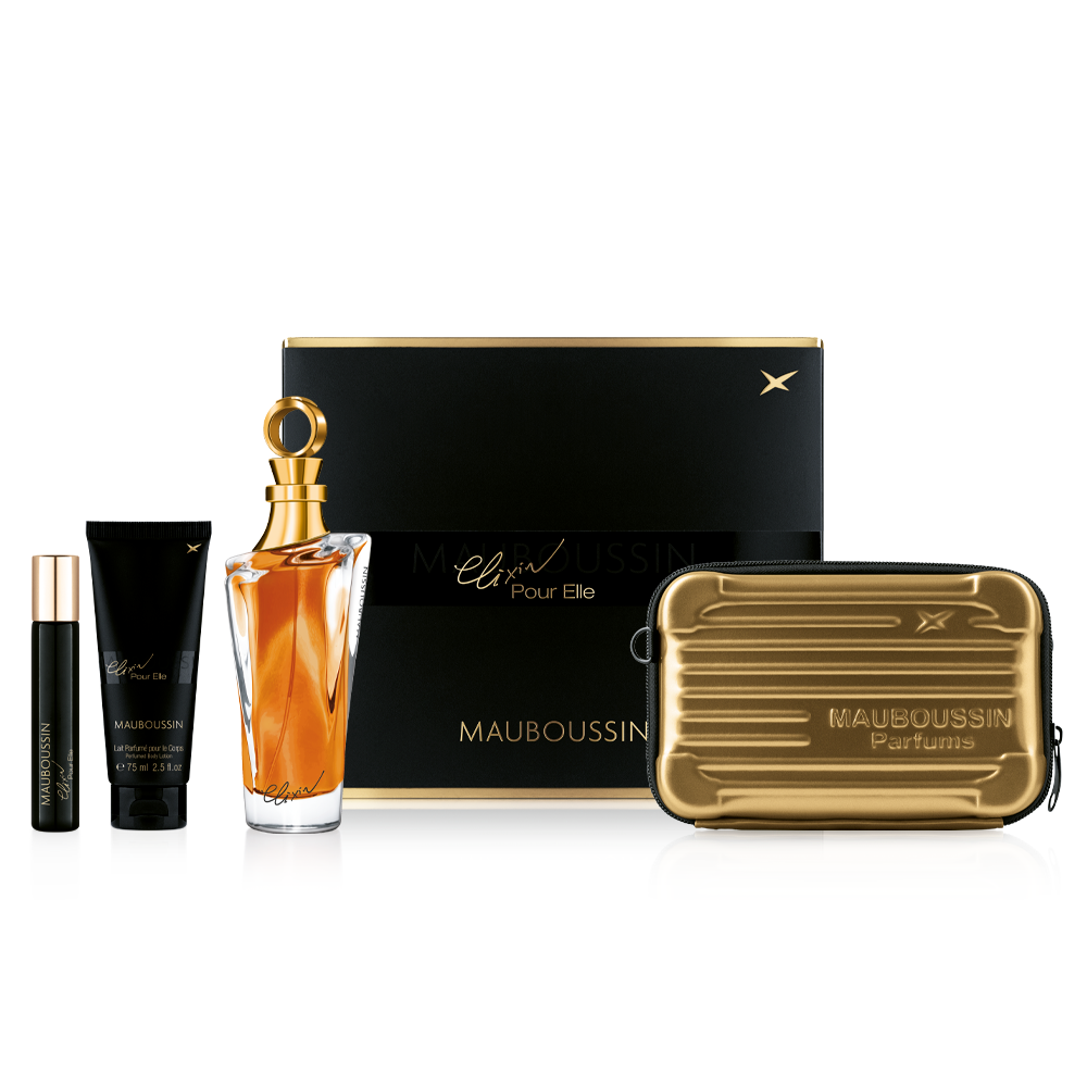 MAUBOUSSIN ELIXIR POUR ELLE COFFRET PRESTIGE مجموعة هدايا للنساء