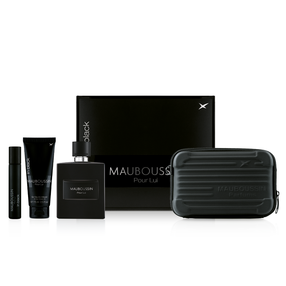 MAUBOUSSIN POUR LUI IN BLACK COFFRET PRESTIGE مجموعة هدايا للرجال