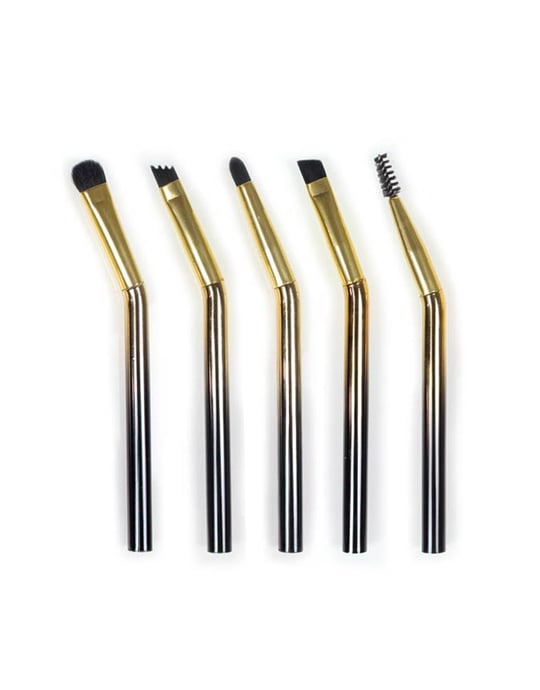 Nascita Ombre Series 5-Piece Eyebrow Brush Set - 24 ناسيتا مجموعة فرش مكياج العيون