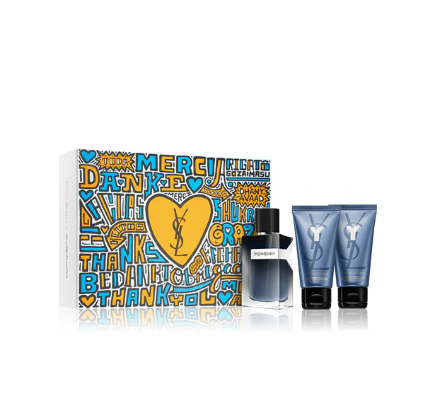YVES SAINT LAURENT Y EDP for Men Gift Set واي اس ال سيت هدايا للرجال