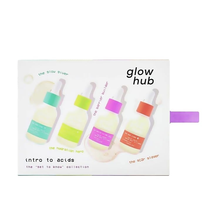 GLOW HUB INTRO TO ACIDS - MINI ACID SERUM COLLECTION كلو  هب مجموعة العناية بالبشرة