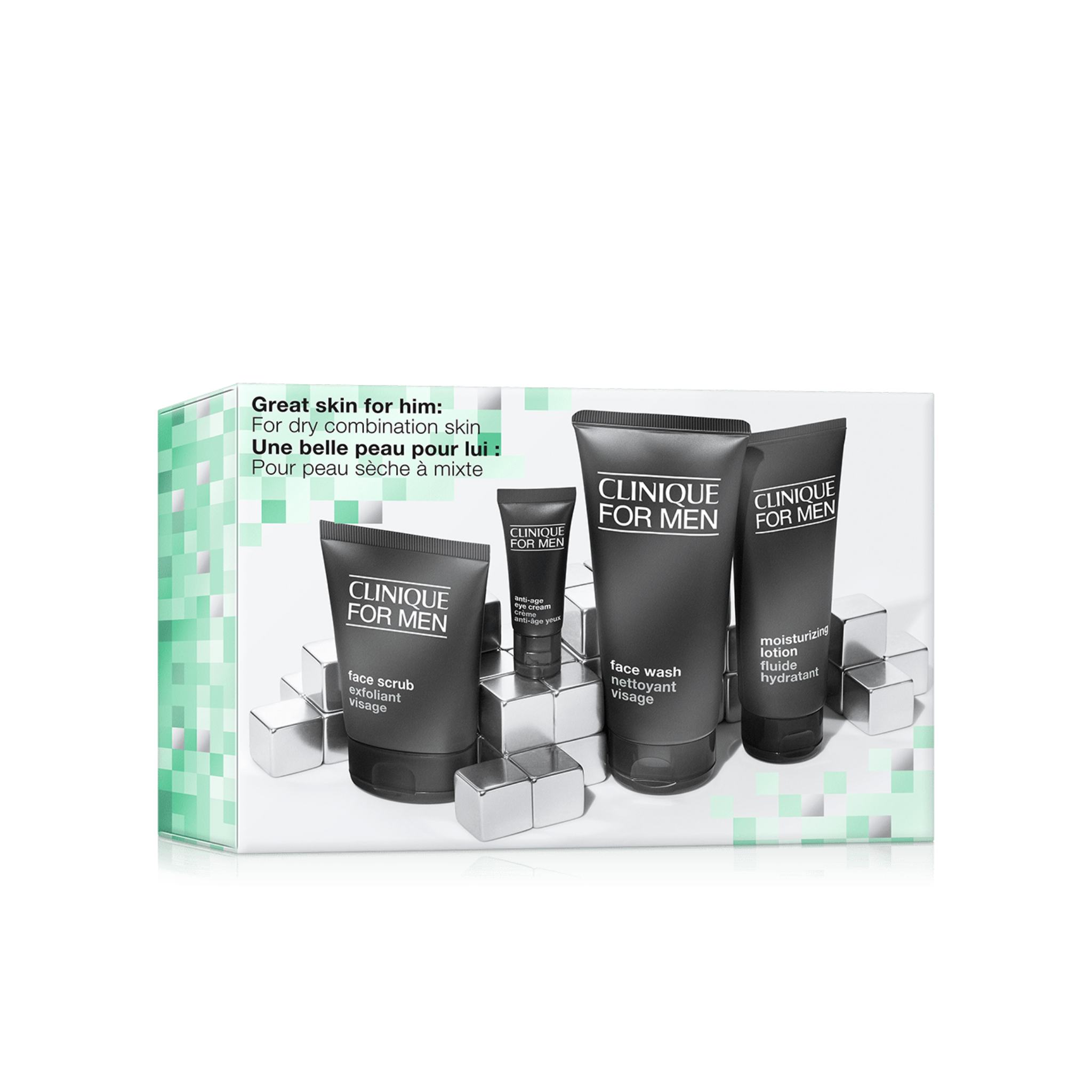 CLINIQUE Great Skin For Him: For Dry Combination Skin بشرة رائعة للرجال: للبشرة الجافة والمختلطة