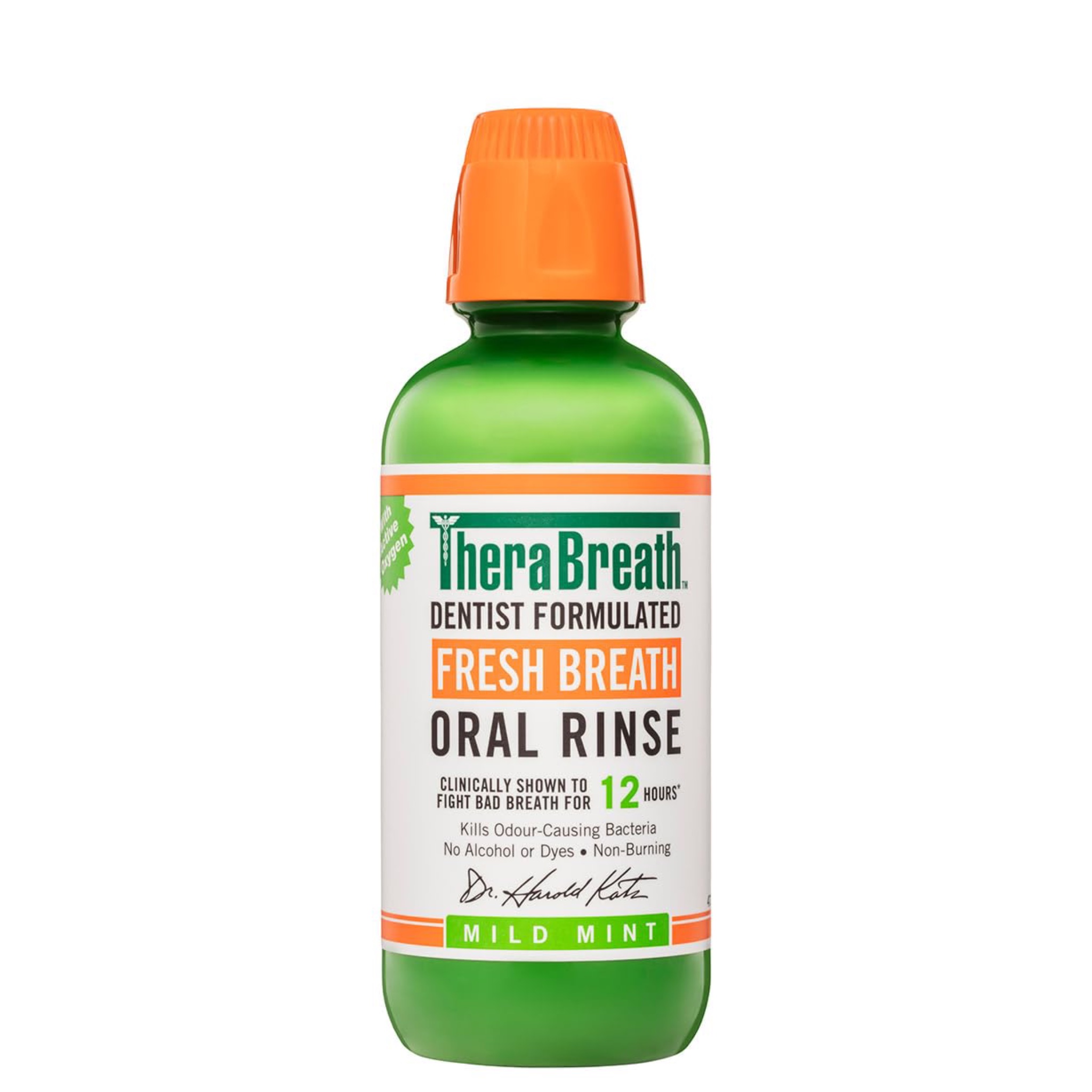TheBreathCo. Wild Mint 500ml غرغرة النعناع للفم