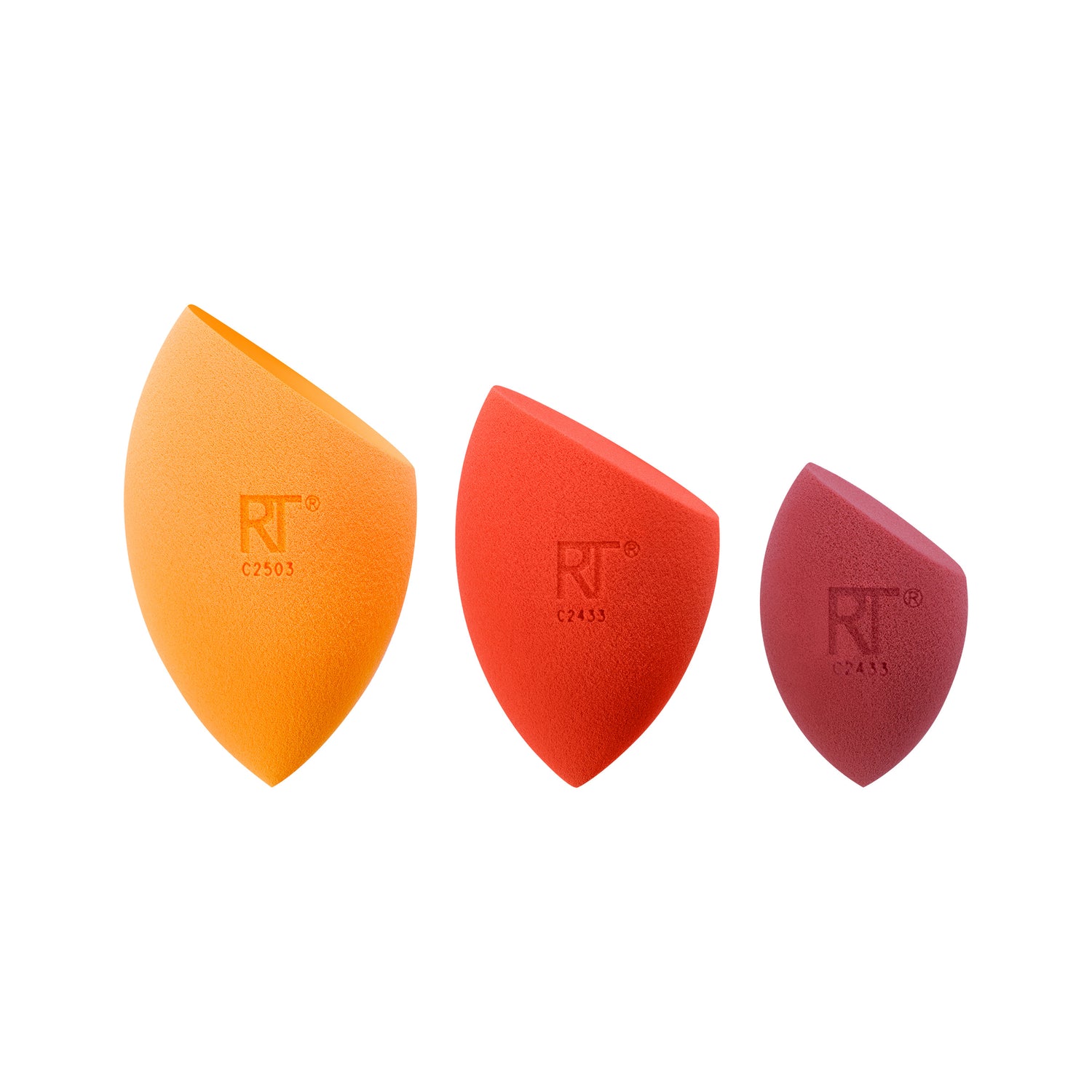 REAL TECHNIQUES Solar Power Sunsoaked Sponge Trio ريل تكنيك مجموعة أسفنجات للبشرة
