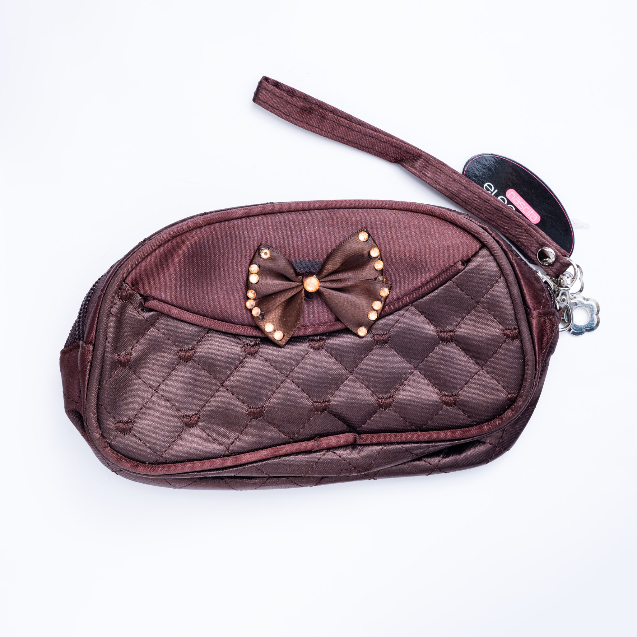 Nascita Brown make up bag ناسيتا حقيبة مكياج