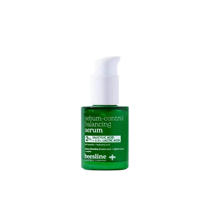 BEESLINE SEBUM-CONTROL BALANCING SERUM - 2% SALICYLIC ACID + 2.5% LACTIC ACID - 30ML | بيزلين سيروم موازنة الزيوت